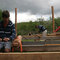 Workshop stavění z kulatiny, duben 2012